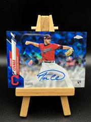 Aaron Civale Baseball Cards 2020 Topps Chrome Sapphire Rookie Autograph Prices