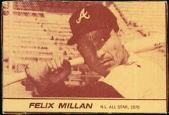 Felix Millan [Hand Cut] Baseball Cards 1971 Milk Duds Prices