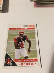 A.J. Green #301 Football Cards 2011 Panini Score Prices
