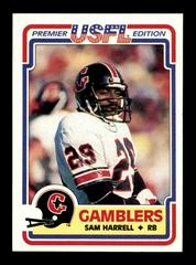 Sam Harrell Football Cards 1984 Topps USFL Prices