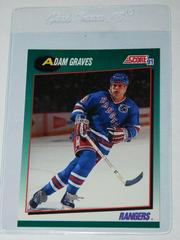 Adam Graves #44T Hockey Cards 1991 Score Rookie Traded Prices