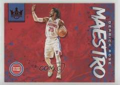 Derrick Rose [Ruby] Basketball Cards 2019 Panini Court Kings Maestros Prices