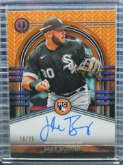 Jake Burger [Orange] #LIA-JBU Baseball Cards 2022 Topps Tribute League Inauguration Autographs Prices
