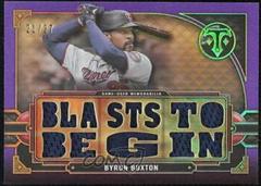 Byron Buxton [Amethyst] #TTR-BBU Baseball Cards 2022 Topps Triple Threads Relics Prices