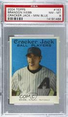 Brandon Webb [Mini Blue] #163 Baseball Cards 2004 Topps Cracker Jack Prices