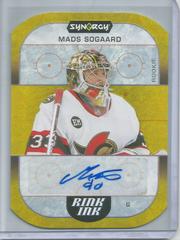 Mads Sogaard #RIR-MS Hockey Cards 2022 Upper Deck Synergy Rink Ink Rookie Autographs Prices