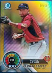 Royce Lewis [Gold Refractor] #BCP-103 Baseball Cards 2019 Bowman Chrome Prospects Prices