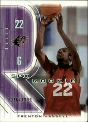 Trenton Hassell #128 Basketball Cards 2001 Spx Prices