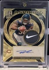 Roschon Johnson #12 Football Cards 2023 Panini Spectra Rookie Autograph Gold Prices
