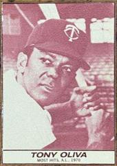 Tony Oliva [Hand Cut] Baseball Cards 1971 Milk Duds Prices
