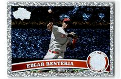 Edgar Renteria [Cognac Diamond Anniversary] Baseball Cards 2011 Topps Update Prices