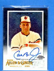 Cal Ripken Jr. Baseball Cards 2020 Topps Allen & Ginter Chrome Autographs Prices