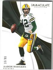 Aaron Rodgers #35 Football Cards 2017 Panini Immaculate Collection Prices