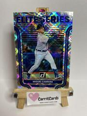 Miguel Cabrera [Diamond] Baseball Cards 2022 Panini Donruss Elite Series Prices