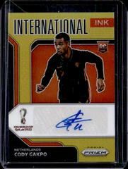 Cody Gakpo [Gold Prizm] Soccer Cards 2022 Panini Prizm World Cup International Ink Autograph Prices