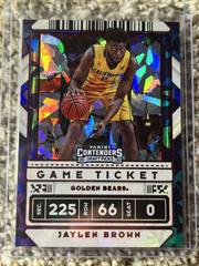 Jaylen Brown [Red Cracked Ice] #10 Basketball Cards 2020 Panini Contenders Draft Picks Prices