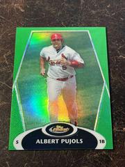 Albert Pujols [Green Refractor] Baseball Cards 2008 Finest Prices