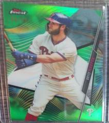 Bryce Harper [Green Refractor] #3 Baseball Cards 2020 Topps Finest Prices