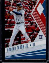 Ronald Acuna Jr. [Red] #21 Baseball Cards 2018 Panini Chronicles Phoenix Prices