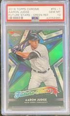 Aaron Judge [Green Refractor] #FS-1 Baseball Cards 2018 Topps Chrome Future Stars Prices