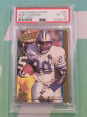 Barry Sanders [Mint 24KT Gold] #72 Football Cards 1992 Action Packed Prices