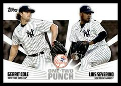 Gerrit Cole, Luis Severino Baseball Cards 2023 Topps One Two Punch Prices