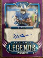 D'Andre Swift [Purple] #AL-DS Football Cards 2022 Panini Absolute Legends Signatures Prices