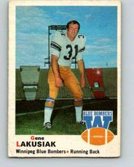Gene Lakusiak Football Cards 1970 O Pee Chee CFL Prices