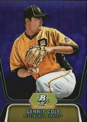 Gerrit Cole [Purple Refractor] Baseball Cards 2012 Bowman Platinum Prospects Prices