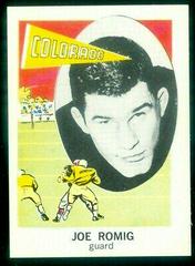 Joe Romig Football Cards 1961 NU Card Prices