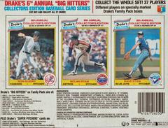 Dave Stieb, Nolan Ryan, Ron Guidry [Hand Cut Panel] Baseball Cards 1986 Drake's Prices
