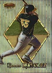 Ramon Hernandez [Atomic Refractor] #125 Baseball Cards 1999 Bowman's Best Prices