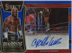 Apollo Crews #RA-ACR Wrestling Cards 2022 Panini Select WWE Ringside Action Signatures Prices