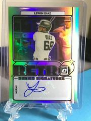 Lewin Diaz [Holo] Baseball Cards 2021 Panini Donruss Optic Retro Signature Series Prices