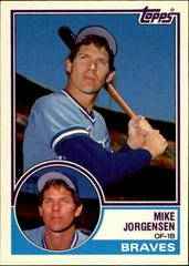 Mike Jorgensen Baseball Cards 1983 Topps Traded Prices