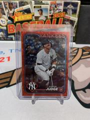 Aaron Judge [Red Crackle Foil] #99 Baseball Cards 2024 Topps Prices
