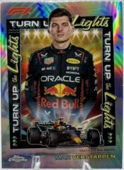 Max Verstappen [Orange Refractor] #TUTL-MV Racing Cards 2023 Topps Chrome Formula 1 Turn Up the Lights Prices