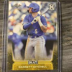 Garrett Mitchell [Gold] #13 Baseball Cards 2020 Leaf Draft Prices