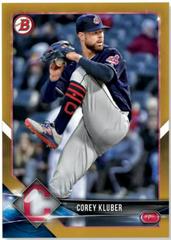 Corey Kluber [Gold] #3 Baseball Cards 2018 Bowman Prices