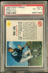Bob Lilly [Hand Cut] #141 Football Cards 1962 Post Cereal Prices