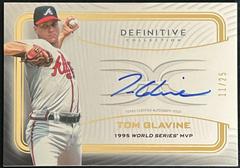Tom Glavine Baseball Cards 2023 Topps Definitive Legendary Autograph Collection Prices