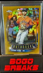 Jeremy Pena [Gold] #YQ-15 Baseball Cards 2023 Topps Chrome Youthquake Prices