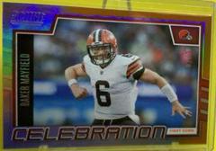 Baker Mayfield [First Down] #C-BM Football Cards 2022 Panini Score Celebration Prices