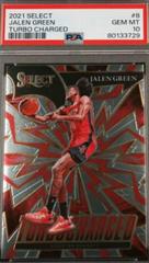 Jalen Green [Silver Prizm] #8 Basketball Cards 2021 Panini Select Turbo Charged Prices
