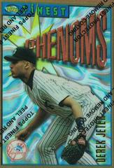 Derek Jeter [Refractor] #92 Baseball Cards 1996 Finest Prices