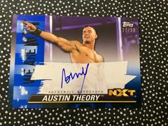 Austin Theory [Blue] Wrestling Cards 2021 Topps WWE Autographs Prices