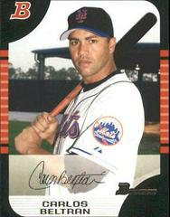 Carlos Beltran #125 Baseball Cards 2005 Bowman Prices