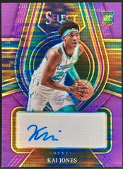 Kai Jones [Purple Pulsar] Basketball Cards 2021 Panini Select Rookie Signatures Prices