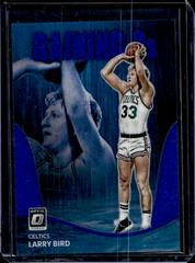 Larry Bird [Blue] #18 Basketball Cards 2022 Panini Donruss Optic Raining 3s Prices