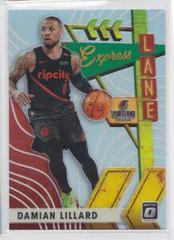Damian Lillard Basketball Cards 2019 Panini Donruss Optic Express Lane Prices